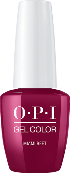 OPI OPI GelColor - Miami Beet 0.5 oz - #GCB78 - Sleek Nail