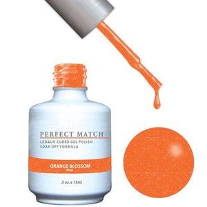 LeChat LeChat Perfect Match Gel / Lacquer Combo - Orange Blossom 0.5 oz - #PMS145 - Sleek Nail