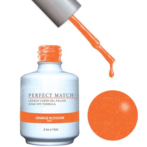 LeChat LeChat Perfect Match Gel / Lacquer Combo - Orange Blossom 0.5 oz - #PMS145 - Sleek Nail