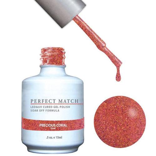 LeChat Perfect Match Gel / Lacquer Combo - Precious Coral 0.5 oz - #PMS124, Gel Polish - LeChat, Sleek Nail