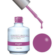 LeChat Perfect Match Gel / Lacquer Combo - Wild Berry 0.5 oz - #PMS131, Gel Polish - LeChat, Sleek Nail