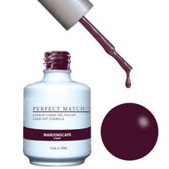 LeChat Perfect Match Gel / Lacquer Combo - Maroonscape 0.5 oz - #PMS132, Gel Polish - LeChat, Sleek Nail