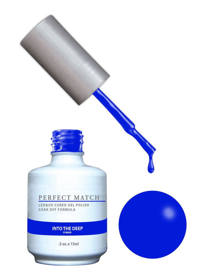 LeChat Perfect Match Gel / Lacquer Combo - Into the Deep 0.5 oz - #PMS156, Gel Polish - LeChat, Sleek Nail