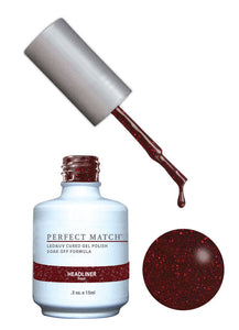 LeChat Perfect Match Gel / Lacquer Combo - Headliner 0.5 oz - #PMS160, Gel Polish - LeChat, Sleek Nail