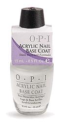 OPI Nail Lacquer - Acrylic Nail Base Coat - #NTT20, Acrylic Liquid - OPI, Sleek Nail