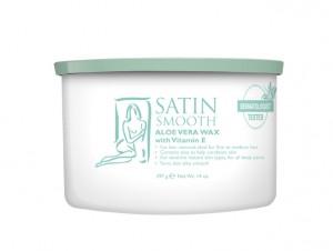 Satin Smooth - Aloe Vera Wax with Vitamin E 14 oz, Wax - Satin Smooth, Sleek Nail