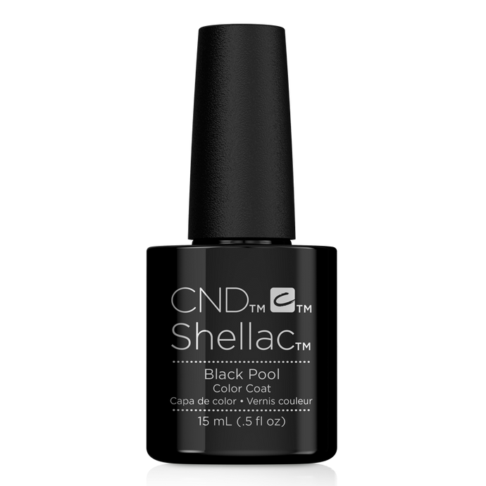 CND Shellac - Black Pool 0.5 oz