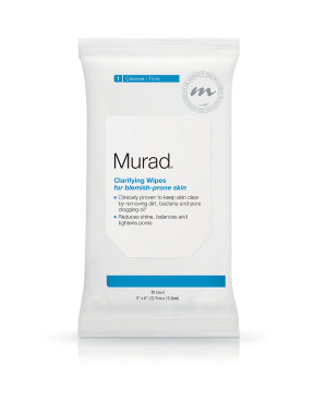 MURAD ACNE - Clarifying Wipes for Blemish Prone Skin 30 Ct., Skin Care - MURAD, Sleek Nail