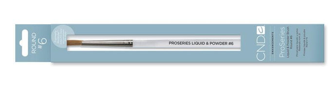 CND - Proseries Liquid & Powder Brush Round #8, Tool - CND, Sleek Nail
