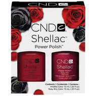 CND - Shellac Perfect Pair (Wildfire & Ruby Ritz), Kit - CND, Sleek Nail