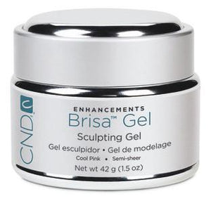 CND - Brisa Sculpting Gel - Cool Pink - Semi Sheer 1.5 oz, Acrylic Gel System - CND, Sleek Nail