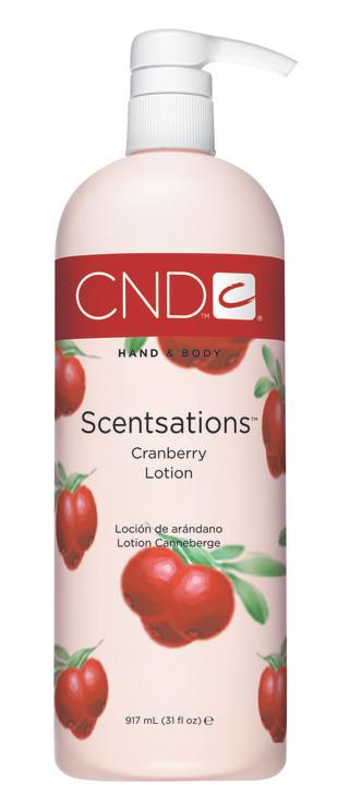 CND - Scentsation Cranberry Lotion 31 fl oz, Lotion - CND, Sleek Nail