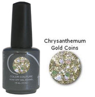 Entity - Chrysanthemum Gold Coins, Gel Polish - Entity Nail, Sleek Nail