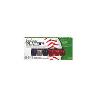 OPI Nail Lacquer - HITTERS Mini Pack (MLB Fashion Plate Collection), Kit - OPI, Sleek Nail