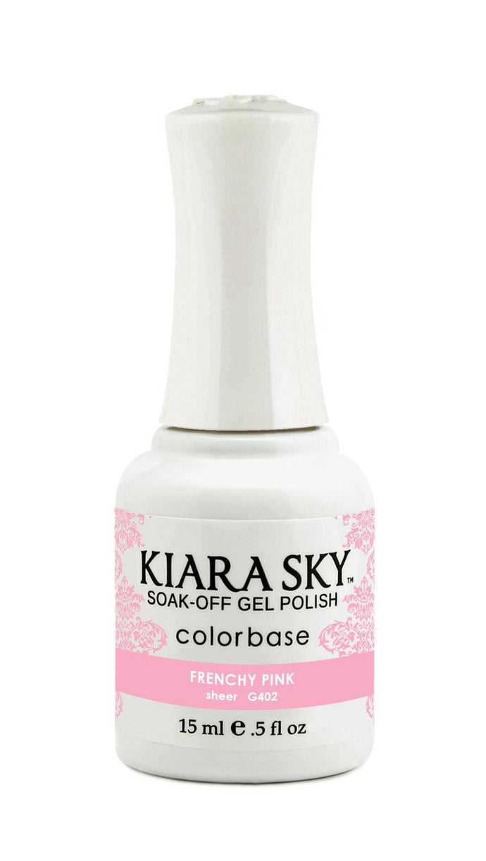 Kiara Sky - Frenchy Pink 0.5 oz - #G402, Gel Polish - Kiara Sky, Sleek Nail