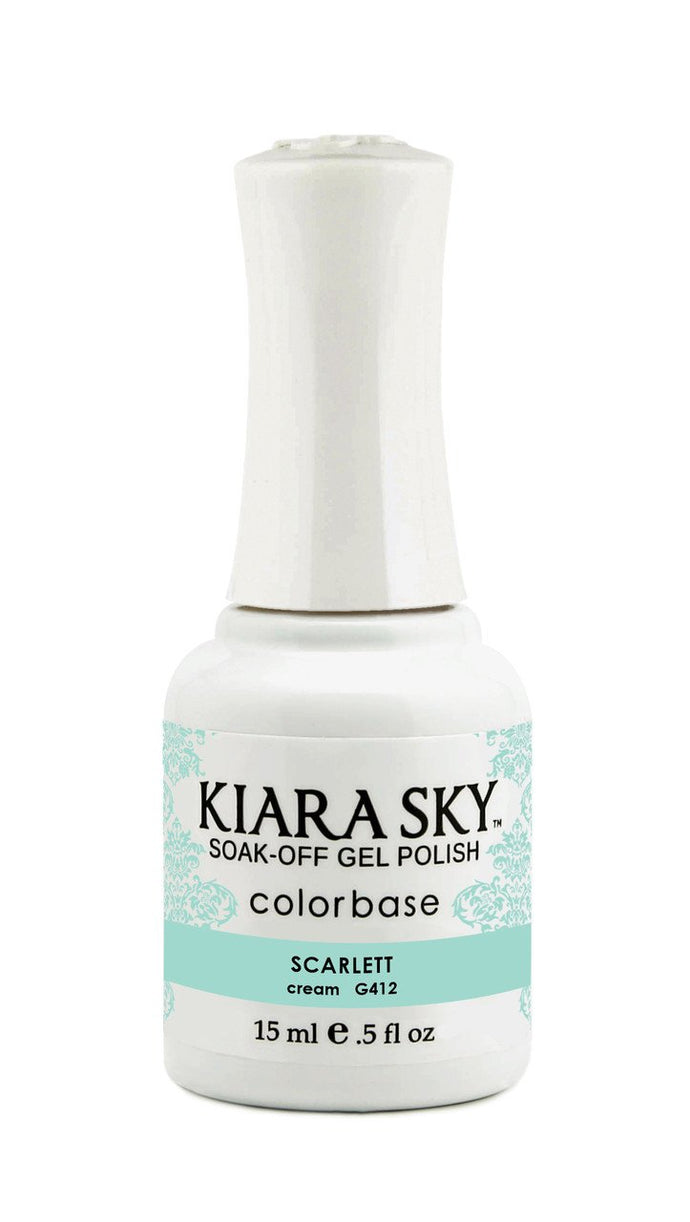 Kiara Sky - Scarlett 0.5 oz - #G412, Gel Polish - Kiara Sky, Sleek Nail