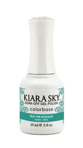 Kiara Sky - Teal The Spotlight 0.5 oz - #G416, Gel Polish - Kiara Sky, Sleek Nail