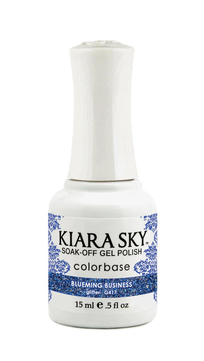 Kiara Sky - Blueming Business 0.5 oz - #G417, Gel Polish - Kiara Sky, Sleek Nail
