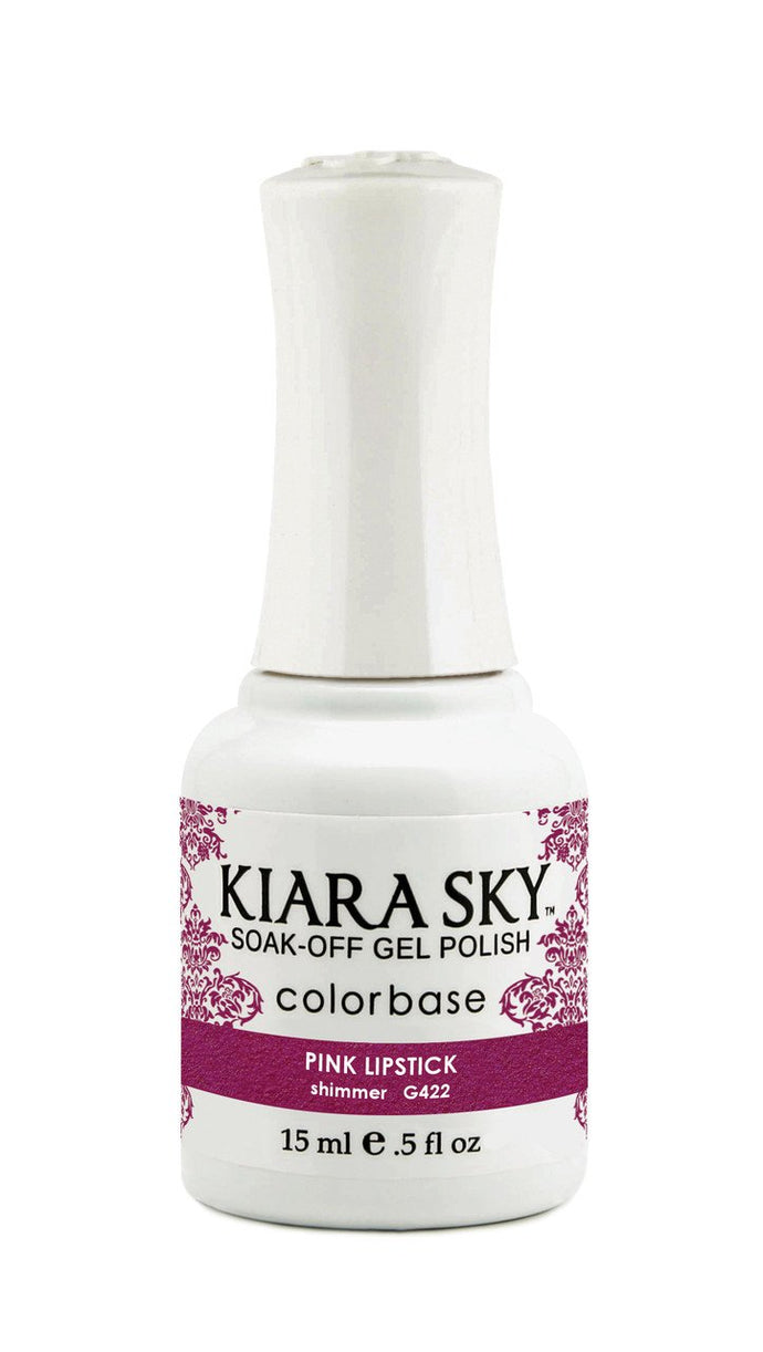 Kiara Sky - Pink Lipstick 0.5 oz - #G422, Gel Polish - Kiara Sky, Sleek Nail