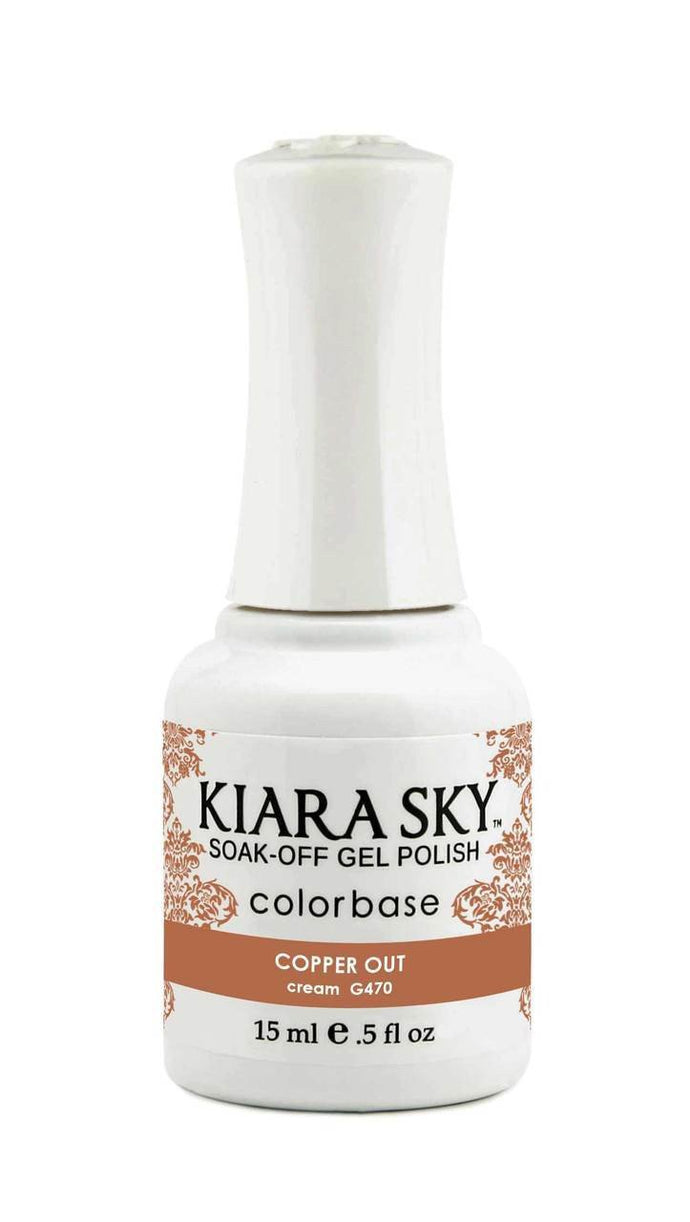 Kiara Sky - Copper Out 0.5 oz - #G470, Gel Polish - Kiara Sky, Sleek Nail