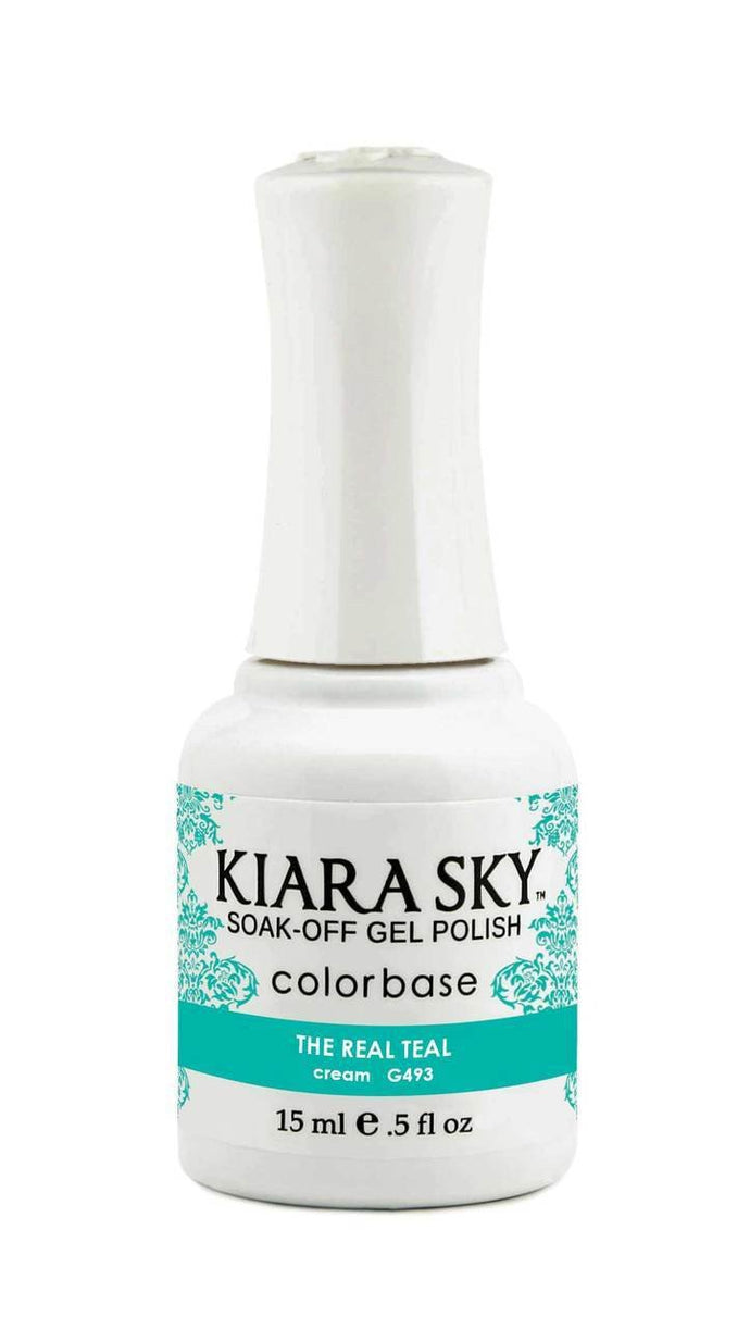 Kiara Sky - The Real Teal 0.5 oz - #G493, Gel Polish - Kiara Sky, Sleek Nail