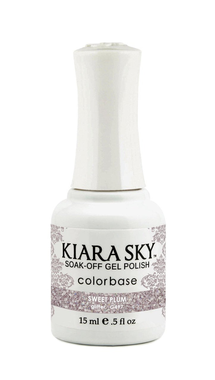 Kiara Sky - Sweet Plum 0.5 oz - #G497, Gel Polish - Kiara Sky, Sleek Nail