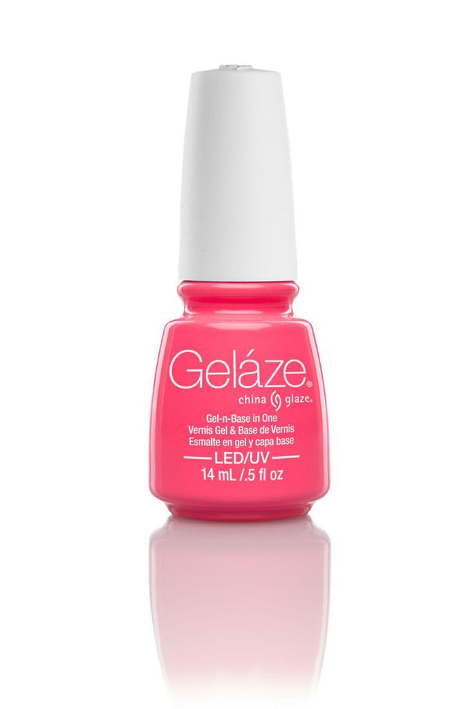 China Glaze Gelaze - Shocking Pink 0.5 oz - #81646, Gel Polish - China Glaze, Sleek Nail