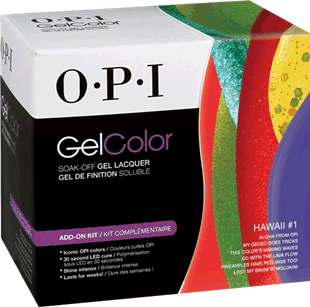 OPI GelColor - Hawaii Add-On Kit #1, Kit - OPI, Sleek Nail