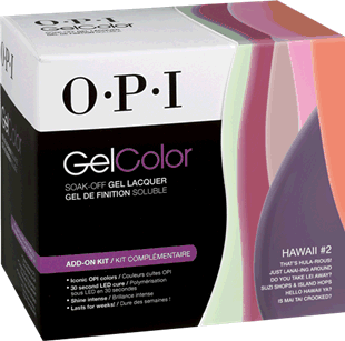 OPI GelColor - Hawaii Add-On Kit #2, Kit - OPI, Sleek Nail