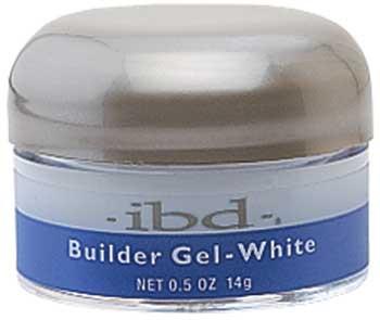 IBD - White Builder Gel (Original White) 0.5 oz, Acrylic Gel System - IBD, Sleek Nail