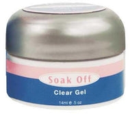 IBD - Soak Off Clear Gel 0.5 oz, Acrylic Gel System - IBD, Sleek Nail