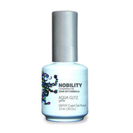 LeChat Nobility - Aqua Glitz 0.5 Zo (NBGP70, Gel Polish - LeChat, Sleek Nail