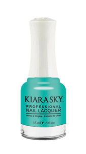 Kiara Sky - The Real Teal 0.5 oz - #N493, Nail Lacquer - Kiara Sky, Sleek Nail