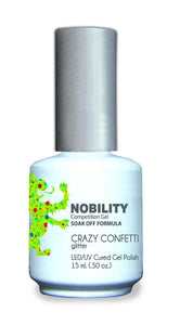 LeChat Nobility - Crazy Confetti 0.5 oz - #NBGP108, Gel Polish - LeChat, Sleek Nail