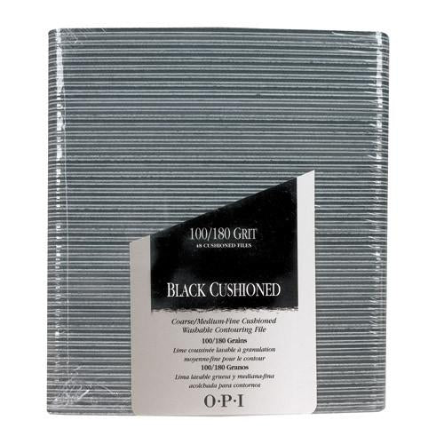 OPI - Black Cushioned (100/180 Grit)-48 pack, File - OPI, Sleek Nail