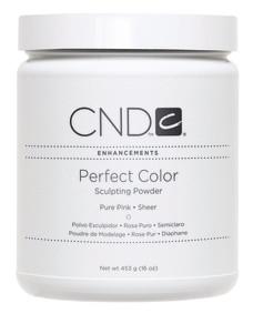 CND - Perfect Color Powder - Pure Pink - Sheer 16 oz, Acrylic Powder - CND, Sleek Nail