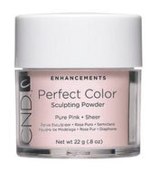 CND - Perfect Color Powder - Pure Pink - Sheer 0.8 oz, Acrylic Powder - CND, Sleek Nail