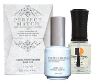 LeChat Perfect Match Gel / Lacquer Combo - Ultra-Thin Varnish Base Gel 0.5 oz - #PMB03, Gel Polish - LeChat, Sleek Nail