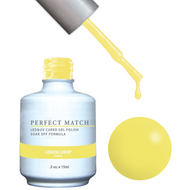 LeChat Perfect Match Gel / Lacquer Combo - Lemon Drop 0.5 oz - #PMS118, Gel Polish - LeChat, Sleek Nail