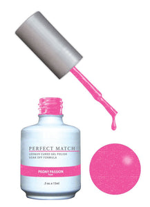 LeChat Perfect Match Gel / Lacquer Combo - Peony Passion 0.5 oz - #PMS147, Gel Polish - LeChat, Sleek Nail