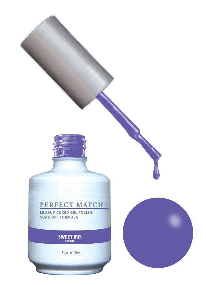 LeChat Perfect Match Gel / Lacquer Combo - Sweet Iris 0.5 oz - #PMS148, Gel Polish - LeChat, Sleek Nail