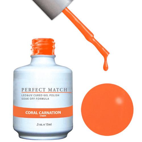 LeChat Perfect Match Gel / Lacquer Combo - Coral Carnation 0.5 oz - #PMS97, Gel Polish - LeChat, Sleek Nail