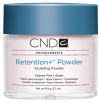 CND - Retention + Powder - Intense Pink 3.7 oz, Acrylic Powder - CND, Sleek Nail