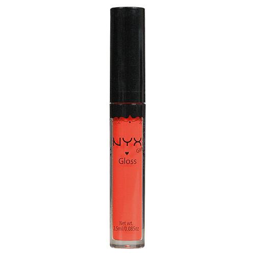NYX - Round Lip Gloss - Apricot Rlg19 - RLG19, Lips - NYX Cosmetics, Sleek Nail