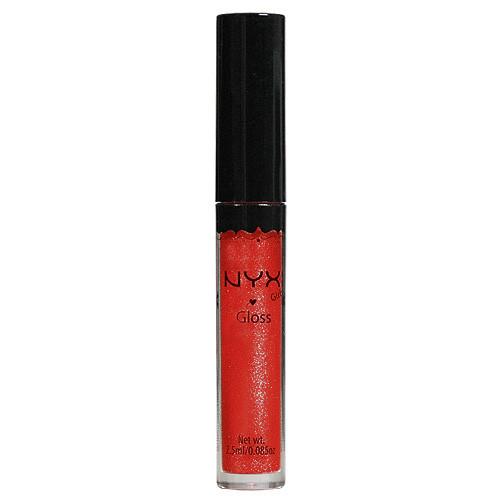 NYX - Round Lip Gloss - Frosted Red - RLG18, Lips - NYX Cosmetics, Sleek Nail