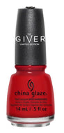 China Glaze - Seeing Red 0.5 oz - #82276, Nail Lacquer - China Glaze, Sleek Nail