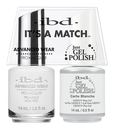 IBD It's A Match Duo - Carte Blanche - #65468, Gel & Lacquer Polish - IBD, Sleek Nail