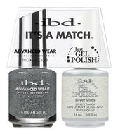 IBD It's A Match Duo - Silver Lites - #65469, Gel & Lacquer Polish - IBD, Sleek Nail