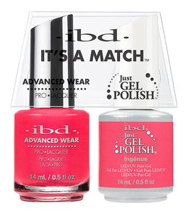 IBD It's A Match Duo - Ingénue - #65491, Gel & Lacquer Polish - IBD, Sleek Nail
