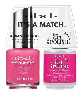 IBD It's A Match Duo - Vespas & Siestas - #65495, Gel & Lacquer Polish - IBD, Sleek Nail